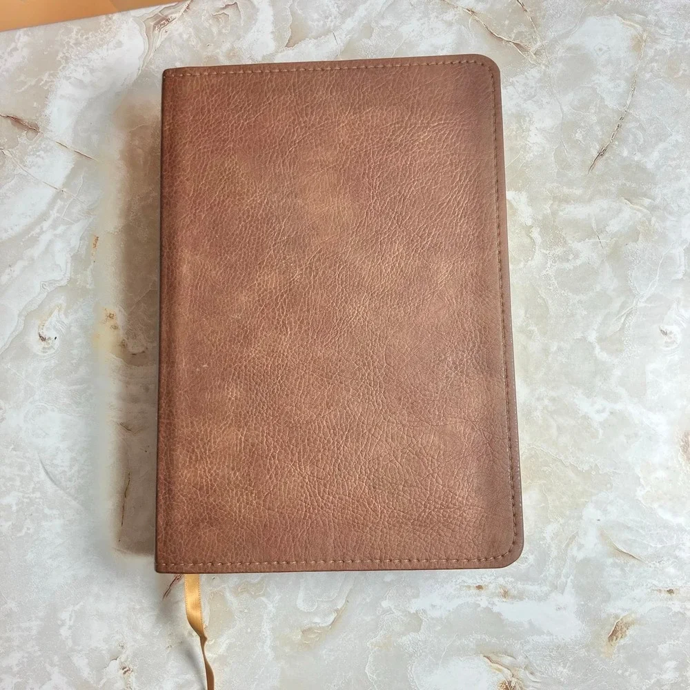 Thompson Chain-Reference Bible KJV Leathersoft Brown Red Letter Handy Size